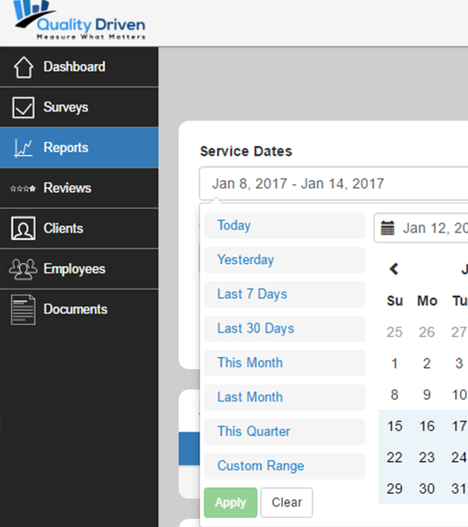 screenshot of Quality Driven Software